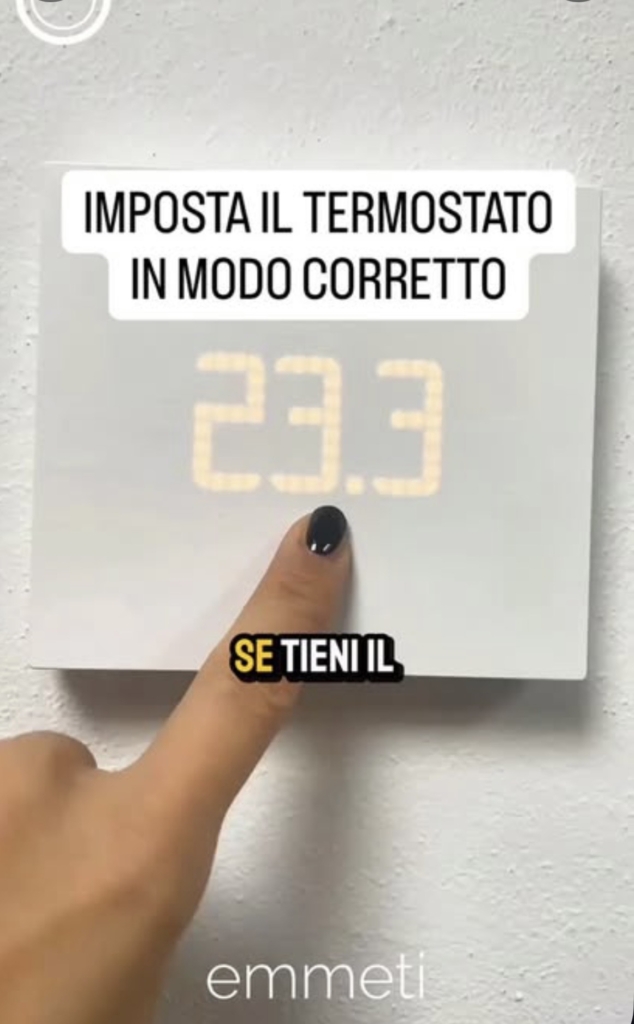 come impostare il termostato in modo corretto