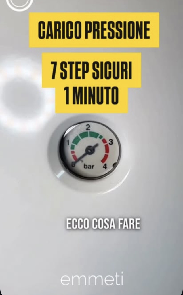ti dico come caricare la pressione della caldaia in 7 step sicuri